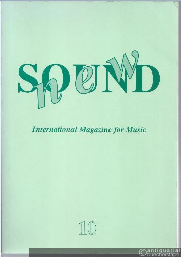  - New Sound. International Magazine for Music.