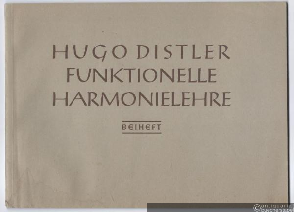  - Funktionelle Harmonielehre. NUR das Beiheft: Lösung sämtlicher Aufgaben (= Bärenreiter-Ausgabe 1680).