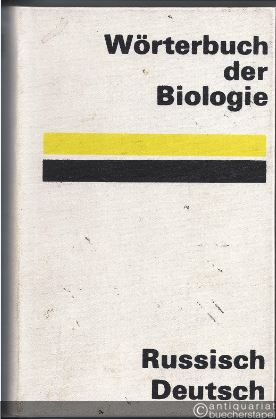  - Wörterbuch der Biologie Russisch-Deutsch.