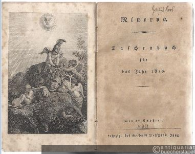  - Minerva. Taschenbuch für das Jahr 1810. Mit 10 Kupfern.