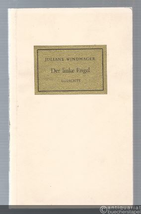  - Der linke Engel. Gedichte (= Neue Dichtung aus Österreich Bd. 53).