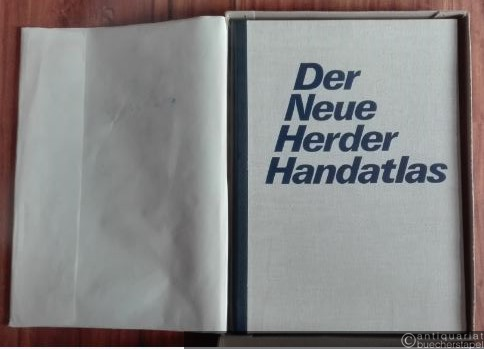  - Der neue Herder Handatlas (= Band 7 und 8 des Lexikons Der Neue Herder).
