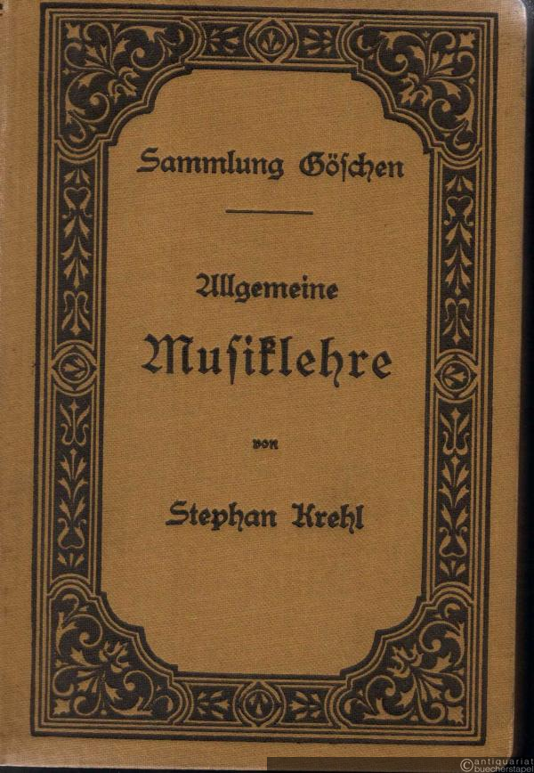  - Allgemeine Musiklehre (= Sammlung Göschen, Nr. 220).
