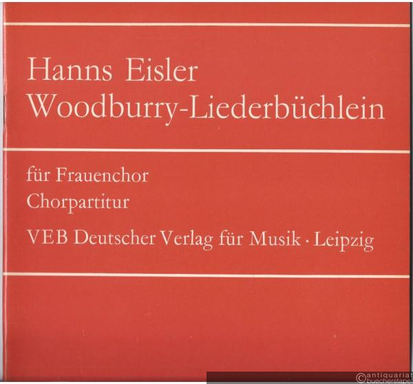  - Woodburry-Liederbüchlein für Frauenchor (= DVfM 7653). Chorpartitur.