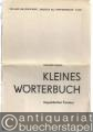 Kleines Wörterbuch linguistischer Termini (= Beilage zur Zeitschrift "Deutsch als Fremdsprache", 2/1969).