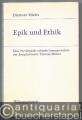 Epik und Ethik. Eine theologisch-ethische Interpretation der Josephromane Thomas Manns (= Studien zur deutschen Literatur, Band 47).