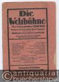 Die Weltbühne. Der Schaubühne XXVII. Jahr. Wochenschrift für Politik, Kunst, Wirtschaft. 27. Jg., Nr. 36 (8. September 1931).