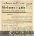 Kulturwissenschaften » Tourismuswissenschaft - Höhenluftkurort / Wintersportplatz Sachrang im Priental. Bayerische Alpen [Prospekt] u. Wohnungs-Liste des Fremden-Verkehrsamtes Sachrang (Ausgabe 1939).