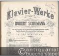 Musik (Bücher/Noten) » Noten/Partituren - Klavier-Werke von Robert Schumann. Erster Band, No. 1-8.