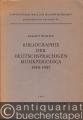 Bibliographie der deutschsprachigen Musikperiodica 1945 - 1957 (= Forschungsbeiträge zur Musikwissenschaft, Sonderdruck aus Bd. XI).