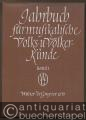 Jahrbuch für musikalische Volks- und Völkerkunde, Band 1.