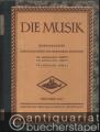 Die Musik. Monatsschrift, herausgegeben von Bernhard Schuster. XX. Jahrgang, Hefte 1-12 [in vier Bänden, vollständig].