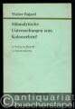 Stilanalytische Untersuchungen zum Kolosserbrief als Beitrag zur Methodik von Sprachvergleichen (= Studien zur Umwelt des Neuen Testaments. Hrsg. v. Karl Georg Kuhn, Band 11).