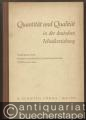 Quantität und Qualität in der deutschen Musikerziehung. Vorträge zur fünften Bundesschulmusikwoche Stuttgart 1963 (= Edition Schott 4842).