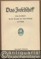 Das Inselschiff. Weinachten 1939 (= Zeitschrift für die Freunde des Insel-Verlags zu Leipzig. Zwanzigster Jahrgang, Drittes Heft).